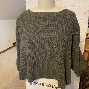 Free People -Hunter green sweater - small
